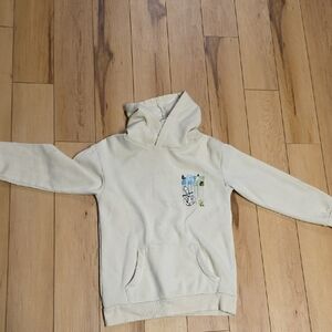 Cream Hoodie with Graphic Design💙5 For $25💙